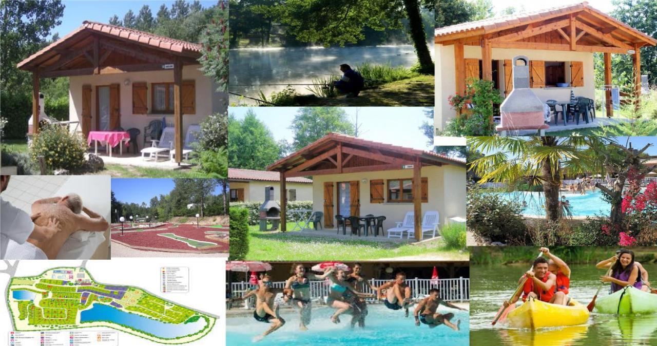 Camping Les Lacs De Courtes Hotel Estang Exterior foto